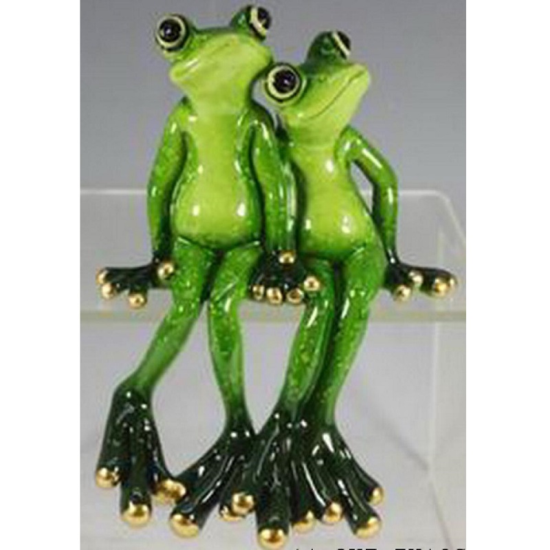 Frog Couple Shelf Sitter
