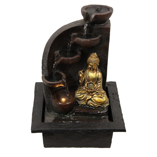 Tranquil Buddha LED Water Fountain