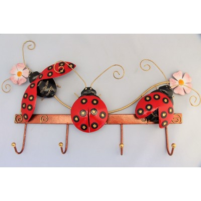 Lady Beetle 4 Hook Hanger