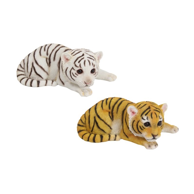 Tiger Cubs Lying Down